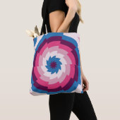 polaire vortex caleidoscoop tote bag (Dichtbij)