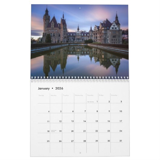 Poland 2026 Photo Calendar Kalender (Jan 2026)