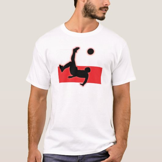 Poland Bicycle Kick T-shirt (Voorkant)