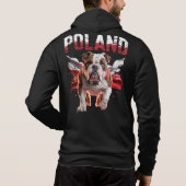 Poland Bulldogs Proud Dog Lovers Apparel for Fans Hoodie (Achterkant)