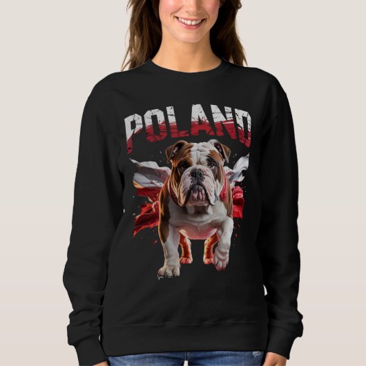 Poland Bulldogs Proud Dog Lovers Apparel for Fans Trui (Voorkant)