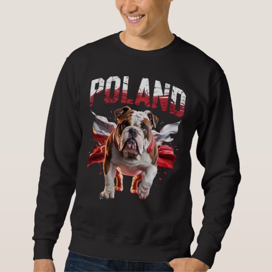 Poland Bulldogs Proud Dog Lovers Apparel for Fans Trui (Voorkant)