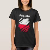 Poland Flag T-shirt (Voorkant)