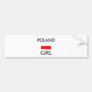 POLAND GIRL BUMPERSTICKER