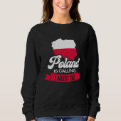 Poland is calling I must go Polish 2 Trui (Voorkant)