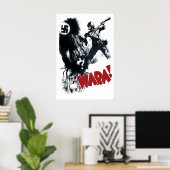 Poland WWII Propaganda Poster Hands Off! (Thuiskantoor)