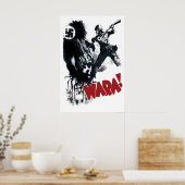 Poland WWII Propaganda Poster Hands Off! (Keuken)