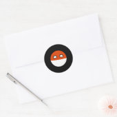 Polandball Countryballs Comics Ronde Sticker (Envelop)