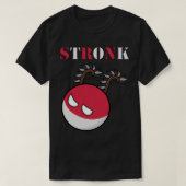 Polandball - Polen Stronk met Hussar Wings T-shirt (Design voorkant)