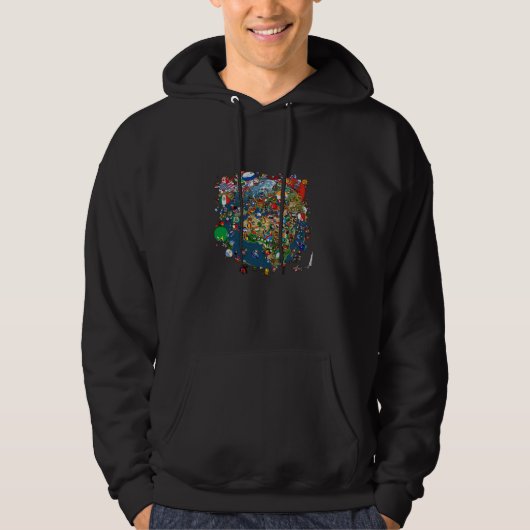 Polandbalwereld Hoodie (Voorkant)