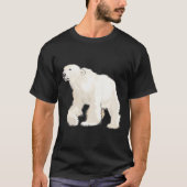 Polar Bear Arctic Animal Realistic T-shirt (Voorkant)