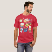 Polar Bear Cafe retro T-shirt (Voorkant volledig)