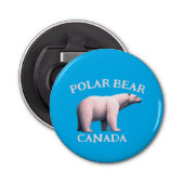 POLAR BEAR CANADA BUTTON FLESOPENER (Voorkant)