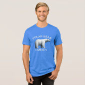 POLAR BEAR CANADA Tri-Blend SHIRT (Voorkant volledig)