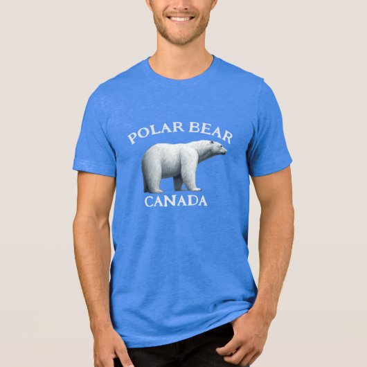 POLAR BEAR CANADA Tri-Blend SHIRT (Voorkant)