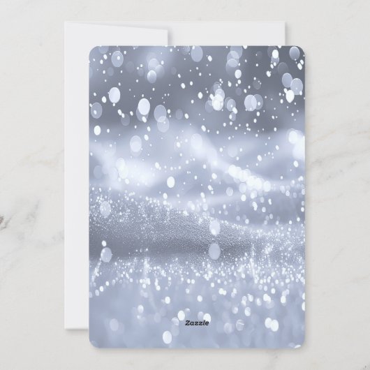 Polar Bear Christmas Holiday Card Feestdagenkaart (Achterkant)