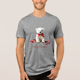 Polar Bear Christmas Holiday Men's T-Shirt