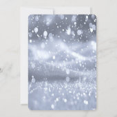 Polar Bear Christmas Holiday Party Invitation Kaart (Achterkant)