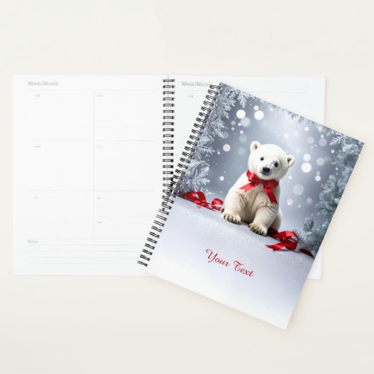 Polar Bear Christmas Holiday Planner (Display)