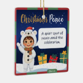 Polar Bear Christmas Ornament (Rechts)