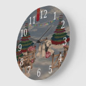 Polar Bear Clock Grote Klok (Hoek)
