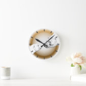 Polar Bear Clock Mother & Cub Bear Art Wall Clock Ronde Klok (Huis)