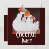 POLAR BEAR COCKTAIL PARTY bruin wit ijs metaal Kaart (Voorkant / Achterkant)