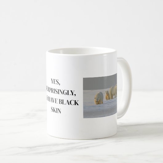 Polar bear coffee mug koffiemok (Voorkant rechts)