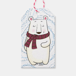 Polar Bear Gift Tag Cadeaulabel
