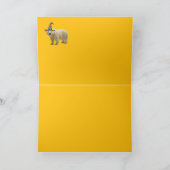 Polar Bear Heks Halloween Kaart (Binnen)