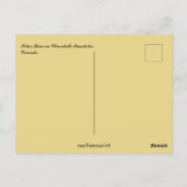 Polar Bear in Churchill Manitoba Canada Briefkaart (Achterkant)