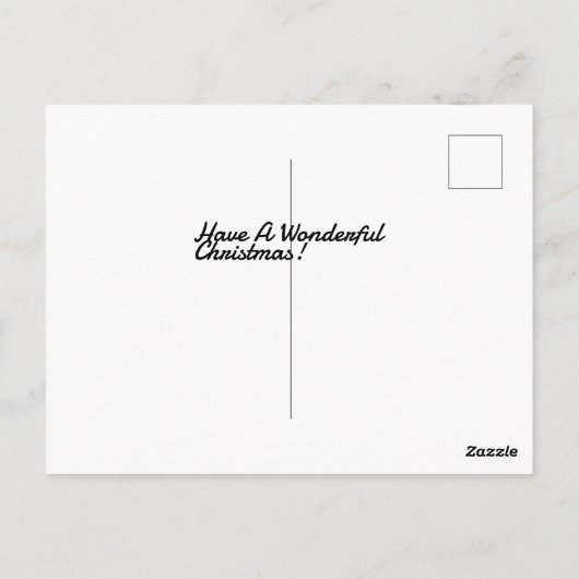 Polar bear in the snow with heart shaped snowball briefkaart (Achterkant)