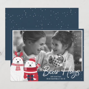 Polar Bear Knuffels Fototemplate V2 ID851 Kaart