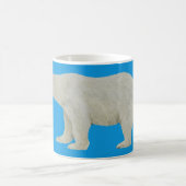 Polar Bear mok op Blauw (Center)