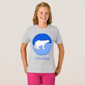 Polar Bear Mom and Cub Painting - Wildlife Art T-S T-shirt (Voorkant volledig)