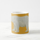 Polar Bear Mug on yellow Koffiemok (Center)