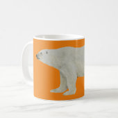 Polar Bear Mug Orange Koffiemok (Voorkant links)