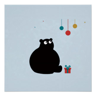 Polar Bear New Year Poster