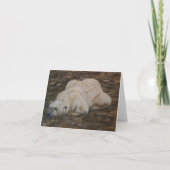 Polar Bear Note Card Kaart (Voorkant)