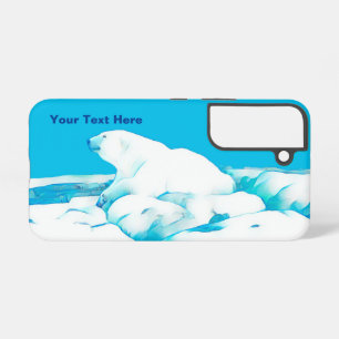 Polar Bear On Ice Case-Mate iPhone Hoesje Samsung Galaxy Hoesje