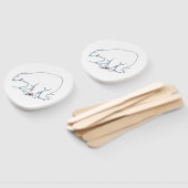 Polar Bear paddle hand fans Handwaaier (Niet-gemonteerd)