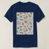 Polar Bear Parrot Flamingo Lemon Sun Watermelon T-shirt (Design voorkant)