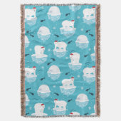 Polar Bear Party Deken (Voorkant Verticaal)