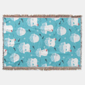 Polar Bear Party Deken (Voorkant)