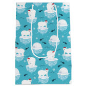 Polar Bear Party Medium Cadeauzakje (Achterkant)