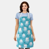 Polar Bear Party Schort (Gedragen)