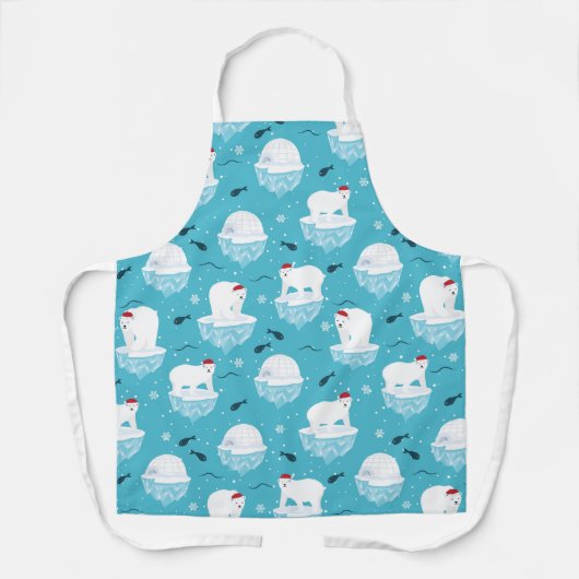 Polar Bear Party Schort (Voorkant)