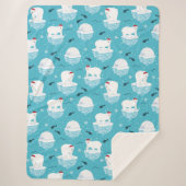 Polar Bear Party Sherpa Deken (Voorkant)