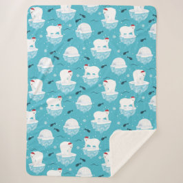 Polar Bear Party Sherpa Deken
