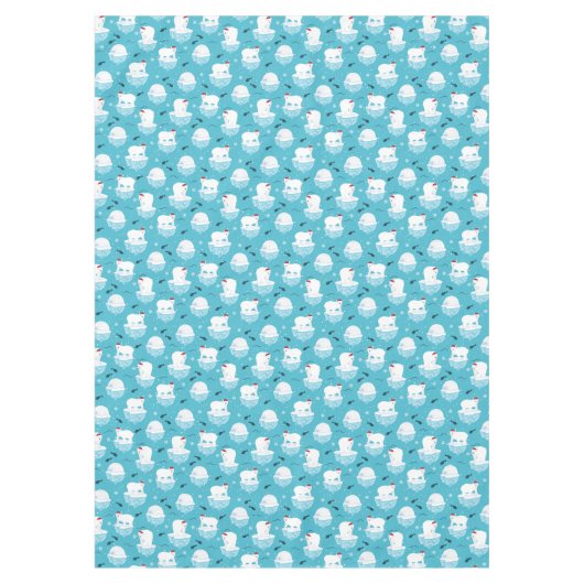 Polar Bear Party Tafelkleed (Voorkant)